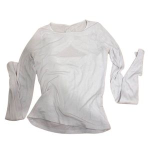 Hollister Tight White Long Sleeve Size XS